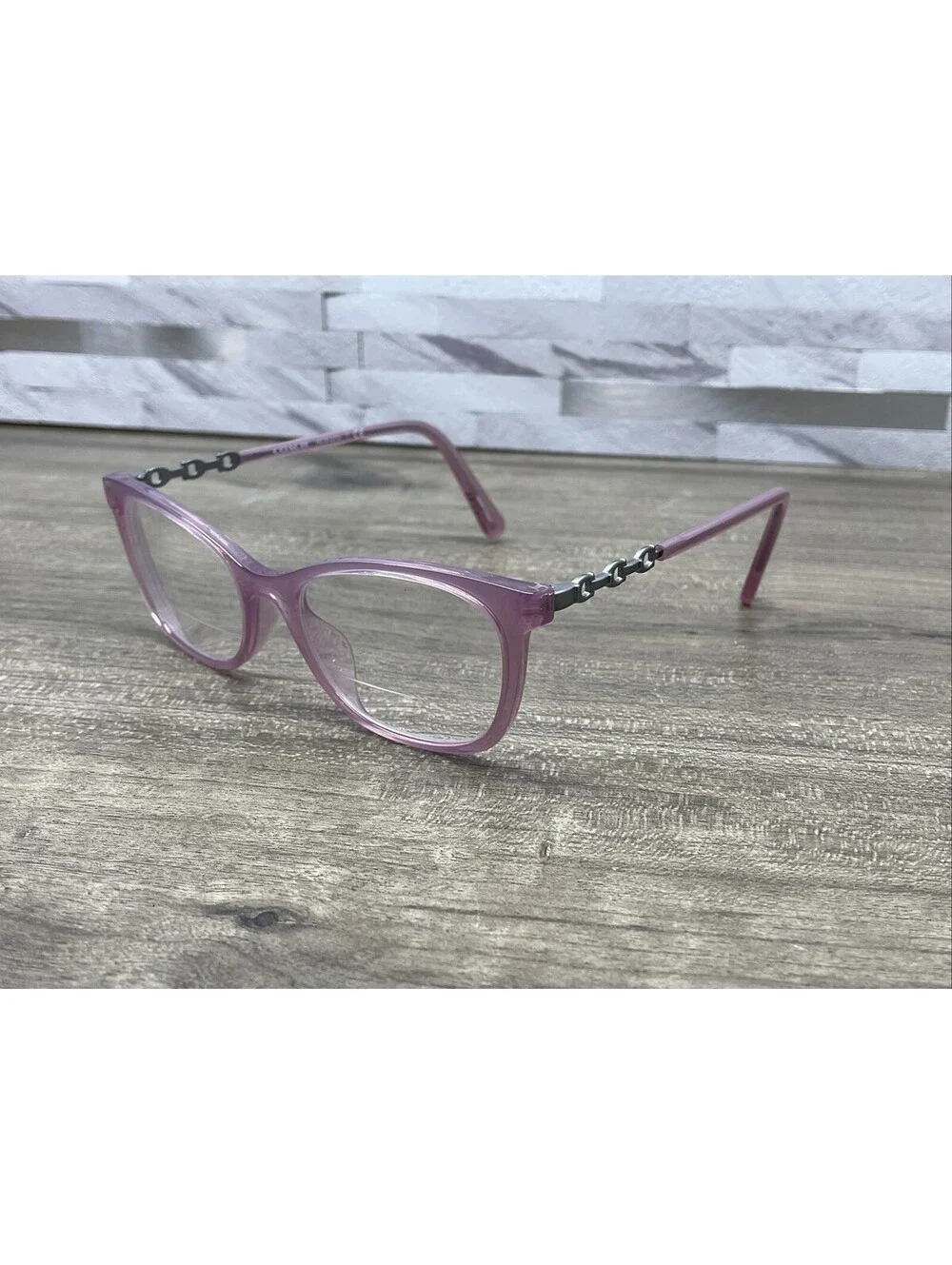 COACH NEW YORK HC6127U 5535 Transparent Purple Eyeglasses Frame 51-17-140
